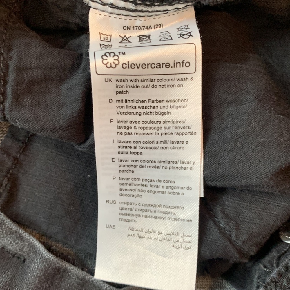 Esprit Black Denim Shorts Women’s Size 29 - Picture 5 of 5